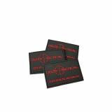 Delta Tactical PVC Velcro Patch - Black Red